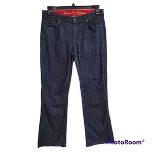 Cj By Cookie Johnson Grace Casual Dark Blue Denim Bootcut Jeans Women's Size 30